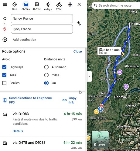 2025-02-23 16_24_49-Nancy, France to Lyon, France - Google Maps — Mozilla Firefox